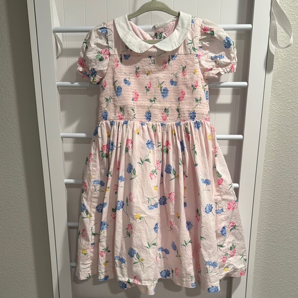 Floral Pink Kids Dress